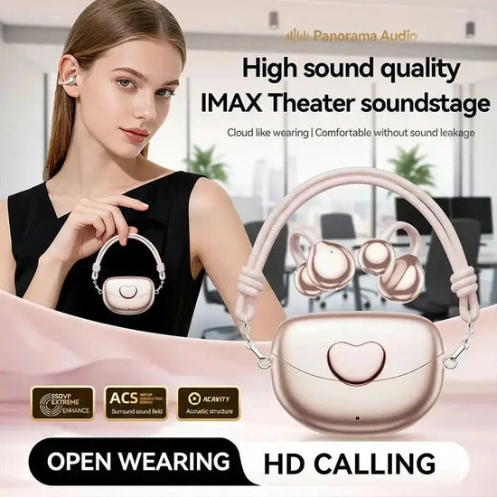 Professional AI Translator Earbuds - 4-in-1 Noise Cancelling Clip Earbuds EchoNexus INC.