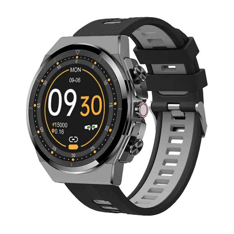 2-in-1 Bluetooth Talking Heart Rate Monitoring Smartwatch - Lxvox