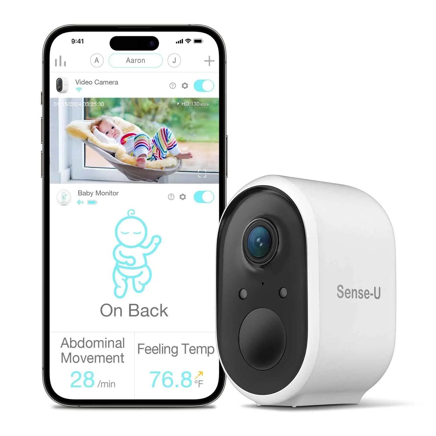 AI Battery Cam Sense-U