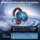 Professional AI Chip Translator Earbuds - App-Free, 60H, BT 6.0 EchoNexus INC.