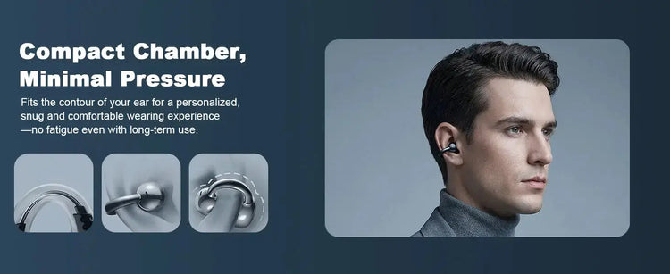 Professional AI Chip Translator Earbuds - App-Free, 60H, BT 6.0 EchoNexus INC.