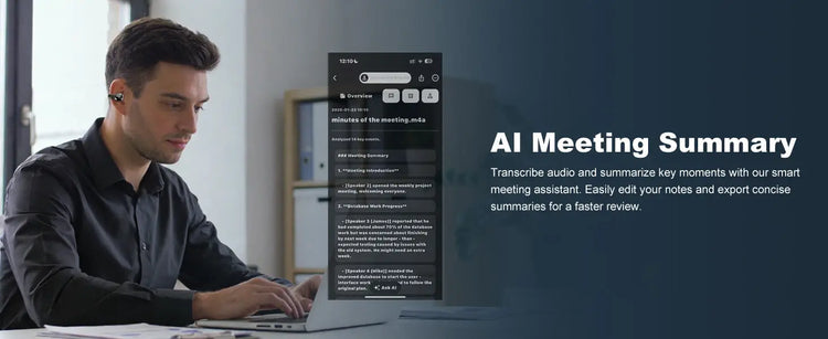 Professional AI Chip Translator Earbuds - App-Free, 60H, BT 6.0 - Lxvox