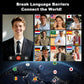 Professional AI Chip Translator Earbuds - App-Free, 60H, BT 6.0 EchoNexus INC.