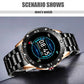 New Smart Watch For Men  With IP67 Waterproof Protecion and Heart Rate Fitness Tracker Pedometer For Android and IOS sistems Steel Band Sports Men Smart Watch