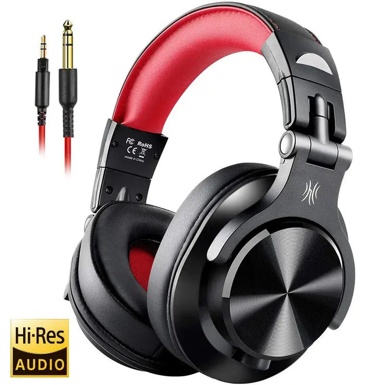 Professional DJ Studio Monitor Headphones - Dual-Jack, 40mm