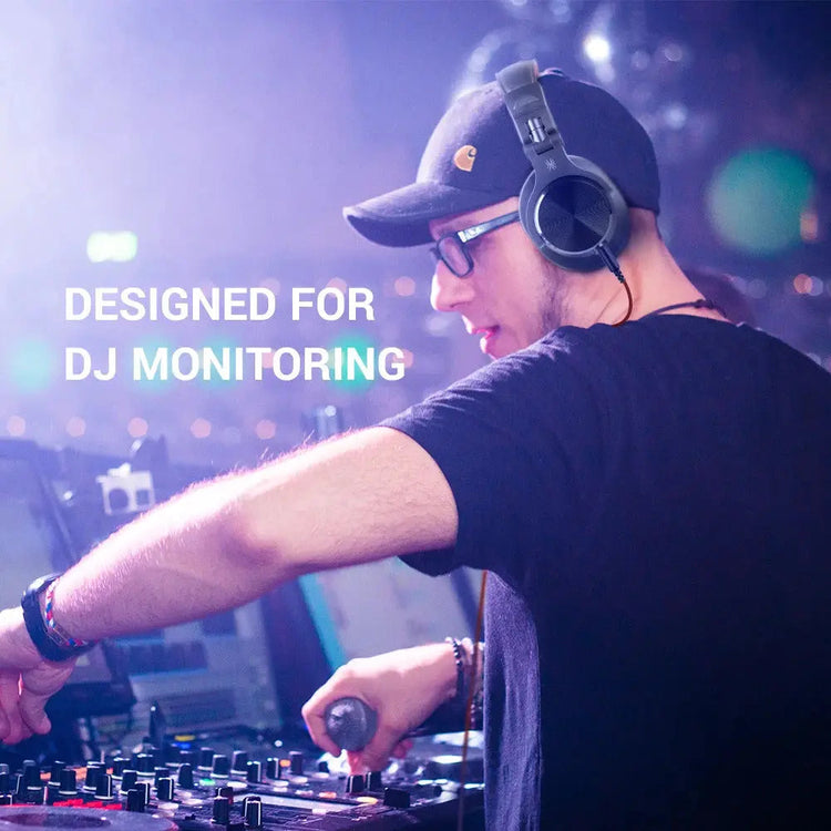 Professional DJ Studio Monitor Headphones - Dual-Jack, 40mm