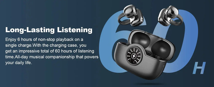 Professional AI Chip Translator Earbuds - App-Free, 60H, BT 6.0 - Lxvox
